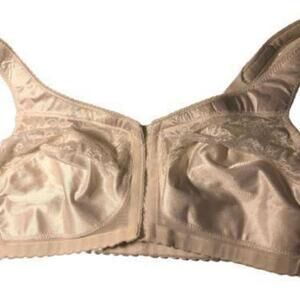 #2729-1 Glamorize Front Closure Full Coverage White Bra 40D